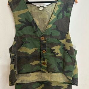Key Imperial VTG Vest Camo Size Large Men’s